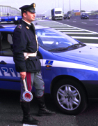 controllo della Polizia Stradale  